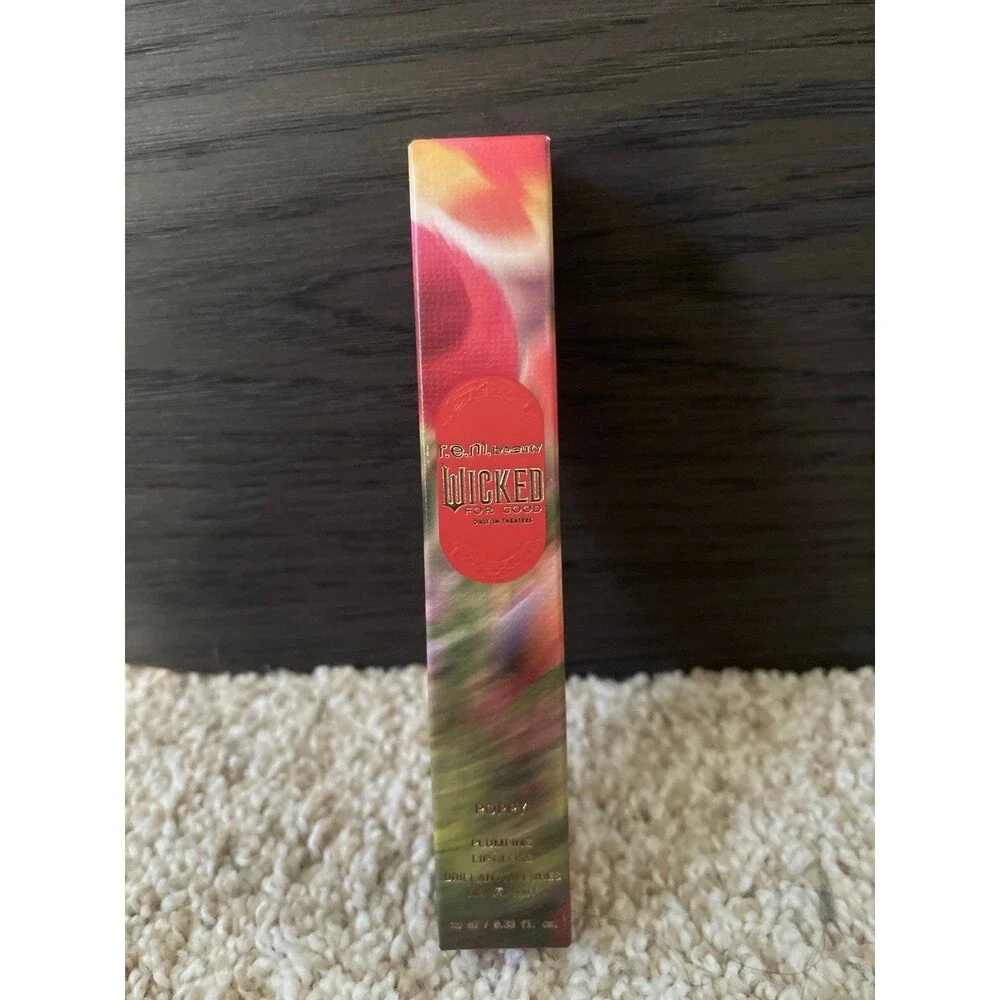 r.e.m. beauty x Wicked: For Good Poppy Plumping Lip Gloss Plum Petals BNIB